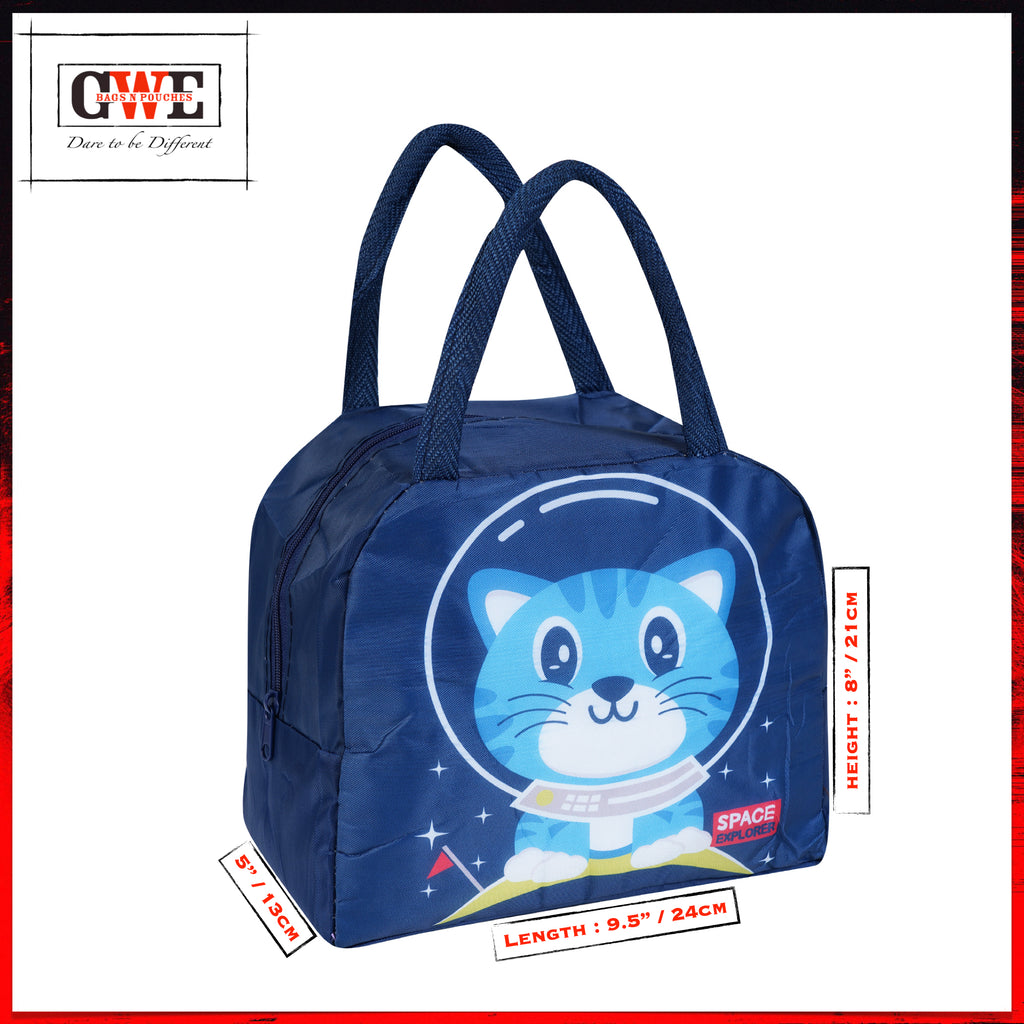 GWE Large Insulated Lunch Bag for Office Men n Women, School Kids, College Students, Travel Tiffin Bag Pouch, Hot & Cold Lunch Box Bags for all Occasions