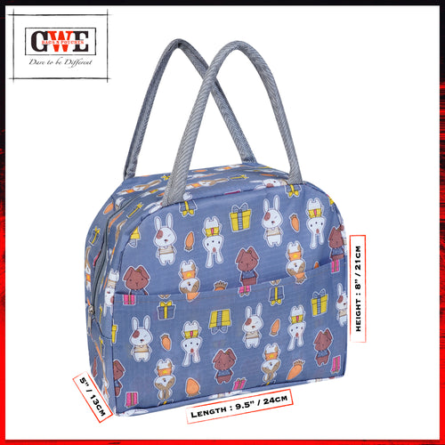 GWE Large Insulated Lunch Bag for Office Men n Women, School Kids, College Students, Travel Tiffin Bag Pouch, Hot & Cold Lunch Box Bags for all Occasions