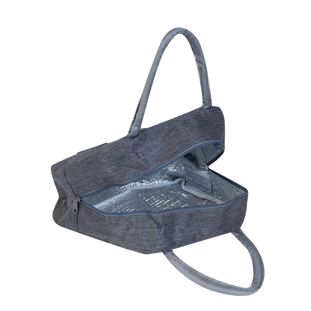 GWE Large Insulated Lunch Bag for Office Men n Women, School Kids, College Students, Travel Tiffin Bag Pouch, Hot & Cold Lunch Box Bags for all Occasions